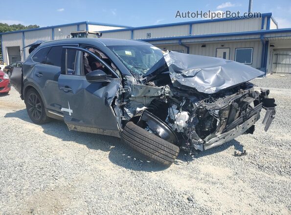JM3TCBDY2P0655486 2023 MAZDA CX-9 Синий Передняя правая четверть