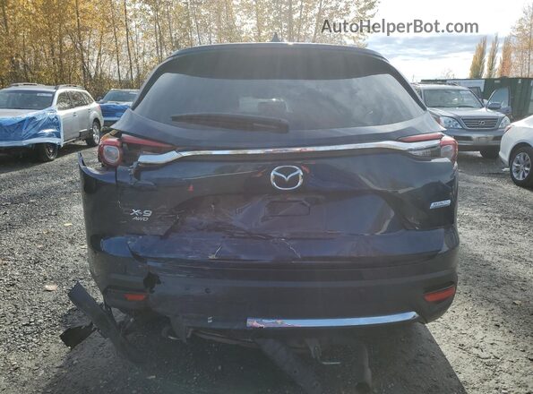 JM3TCBDY4H0130866 2017 MAZDA CX-9 Blue Вид ззаду