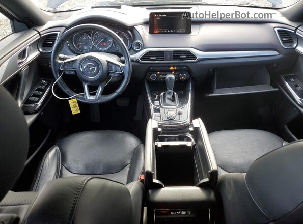 JM3TCBDY4H0130866 2017 MAZDA CX-9 Blue Вид панелі приладів
