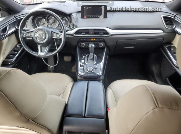 JM3TCBDY5H0134702 2017 MAZDA CX-9 Red Vista del salpicadero