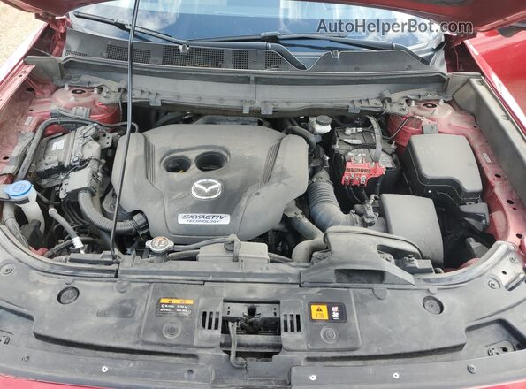 JM3TCBDY5H0134702 2017 MAZDA CX-9 Red Vista del compartimento del motor