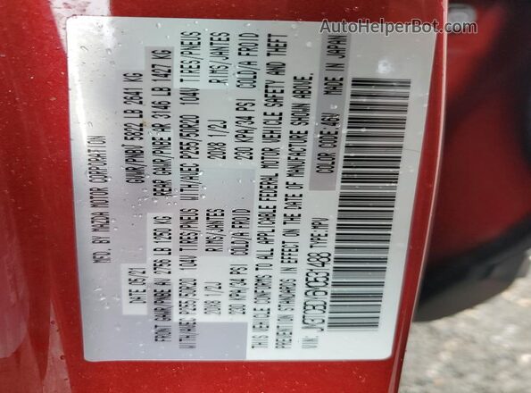 JM3TCBDY6M0531488 2021 MAZDA CX-9 Red Սալոնի 360 աստիճան տեսք