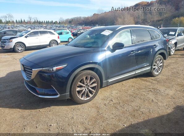 JM3TCBDY7L0413206 2020 MAZDA CX-9 Blue წინა მარცხენა ხედი სამი მეოთხედიდან