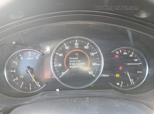 JM3TCBDY8M0510304 2021 MAZDA CX-9 Gray ხელსაწყოთა პანელის ხედი