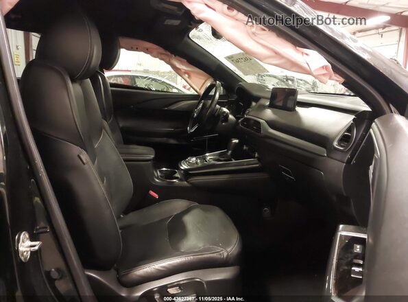 JM3TCBDY8M0522808 2021 MAZDA CX-9 Black Вид салону спереду