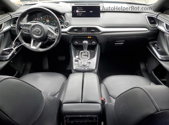 JM3TCBDY8P0630351 2023 MAZDA CX-9 Black წინა პანელის ხედი