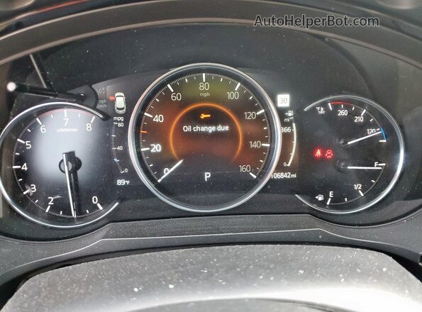 JM3TCBEY1L0420909 2020 MAZDA CX-9 White Vista del cuadro de instrumentos