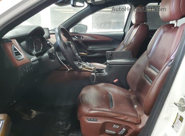 JM3TCBEY3H0129237 2017 MAZDA CX-9 White წინა სალონის ხედი