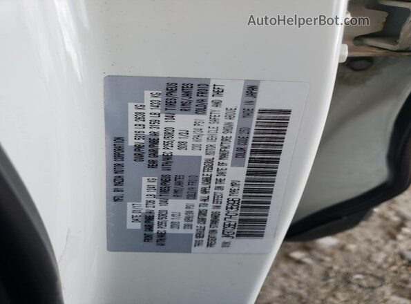 JM3TCBEY7H0135896 2017 MAZDA CX-9 White VIN კოდის სტიკერის ხედი