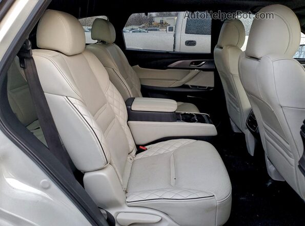 JM3TCBEY7M0541672 2021 MAZDA CX-9 White Widok wnętrza z tyłu
