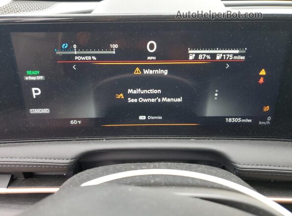 JN1AF0BA8RM435530 2024 NISSAN ARIYA Gray Instrument cluster view