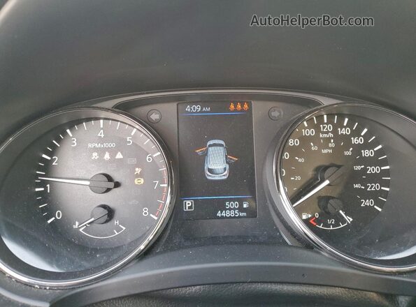 JN1BJ1AW9PW100655 2023 NISSAN QASHQAI Белый Вид щитка приборов