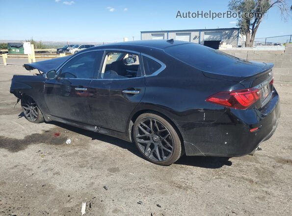JN1BY1AP3JM180834 2018 INFINITI Q70 Black Trasero izquierdo
