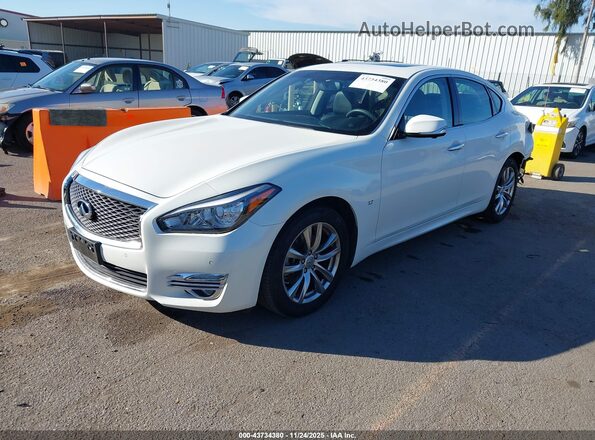 JN1BY1AP4KM505394 2019 INFINITI Q70 White Przód lewy