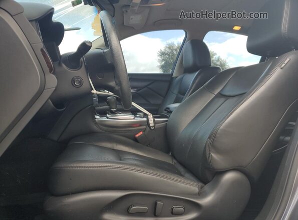 JN1BY1AP5HM740265 2017 INFINITI Q70 Gray წინა სალონის ხედი