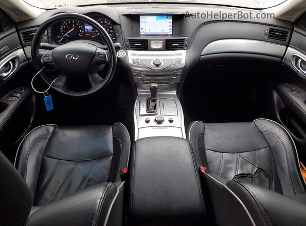 JN1BY1AP6HM740047 2017 INFINITI Q70 Белый Вид панели приборов