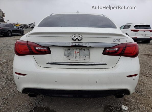 JN1BY1AP6HM740047 2017 INFINITI Q70 Белый Вид сзади