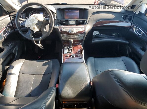 JN1BY1PR0HM210021 2017 INFINITI Q70L Blue Vista del salpicadero