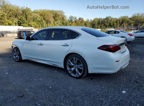 JN1BY1PR3HM210787 2017 INFINITI Q70L White Հետևի ձախ