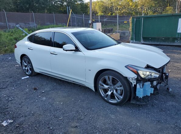 JN1BY1PR3HM210787 2017 INFINITI Q70L White Առջևի աջ