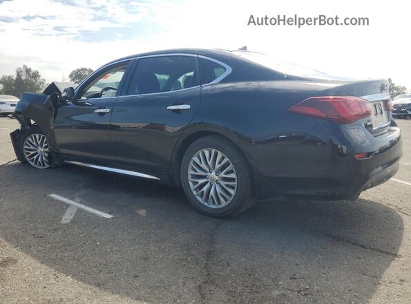 JN1BY1PR6GM720694 2016 INFINITI Q70L Black Tył lewy