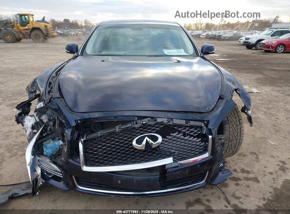 JN1BY1PR8HM210624 2017 INFINITI Q70L Blue Vista del cuadro de instrumentos