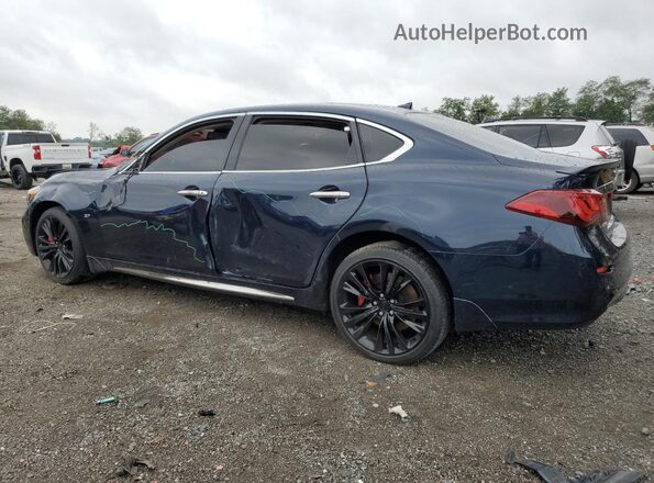 JN1BY1PR8JM370072 2018 INFINITI Q70 Blue Tył lewy