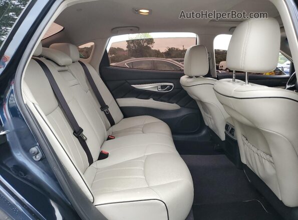 JN1BY1PR8JM370072 2018 INFINITI Q70 Blue Widok tylnych siedzeń