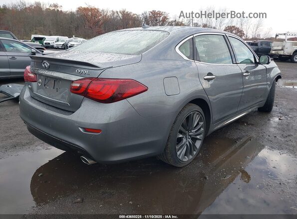 JN1BY1PR9HM210132 2017 INFINITI Q70L Gray Задня права чверть