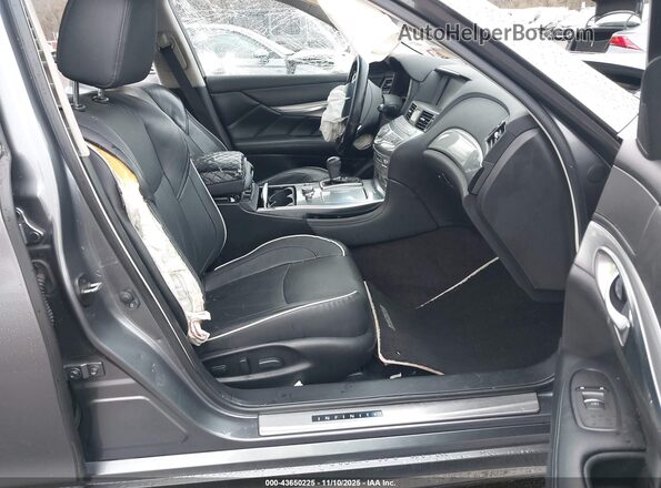 JN1BY1PR9HM210132 2017 INFINITI Q70L Gray Вид салону спереду
