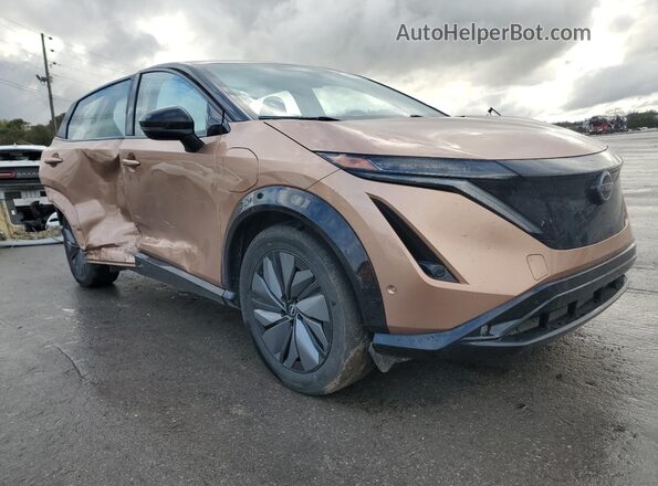 JN1DF0CD1RM730183 2024 NISSAN ARIYA Gold Delantero derecho