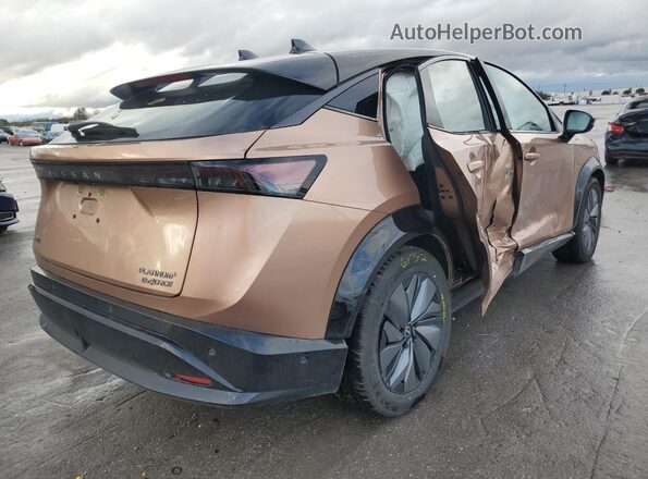 JN1DF0CD1RM730183 2024 NISSAN ARIYA Gold Trasero derecho