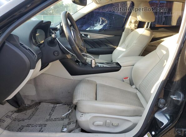 JN1EV7AP0LM200212 2020 INFINITI Q50 Black Вид салону спереду