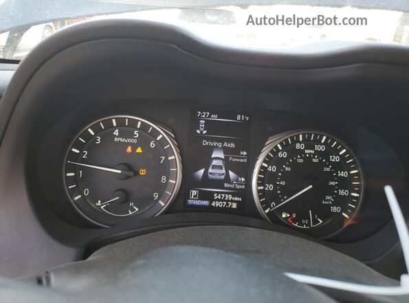 JN1EV7AP0LM200212 2020 INFINITI Q50 Black Вид щитка приладів