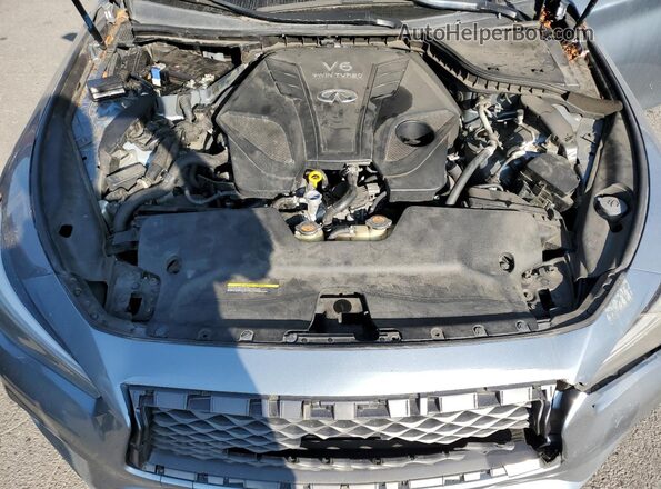 JN1EV7AP0LM203045 2020 INFINITI Q50 Серебряный Вид задней части салона