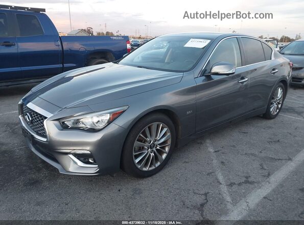 JN1EV7AP1LM203975 2020 INFINITI Q50 Gray Front left