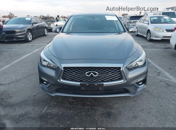JN1EV7AP1LM203975 2020 INFINITI Q50 Gray Instrument cluster view