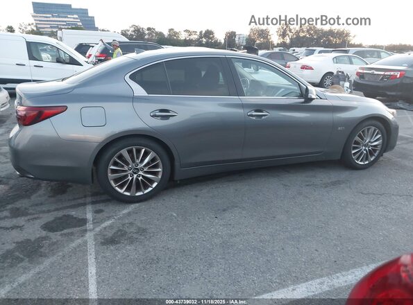 JN1EV7AP1LM203975 2020 INFINITI Q50 Gray Rear interior view