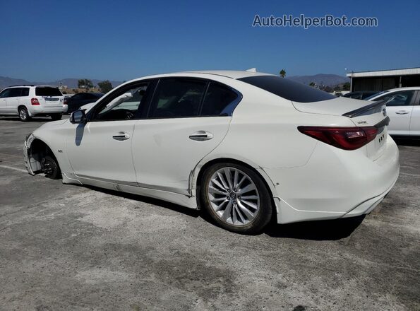 JN1EV7AP3JM352532 2018 INFINITI Q50 White Tył lewy