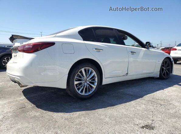 JN1EV7AP3JM352532 2018 INFINITI Q50 White Tył prawy