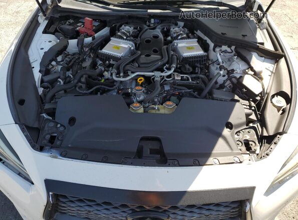 JN1EV7AP3JM352532 2018 INFINITI Q50 White Widok wnętrza z tyłu