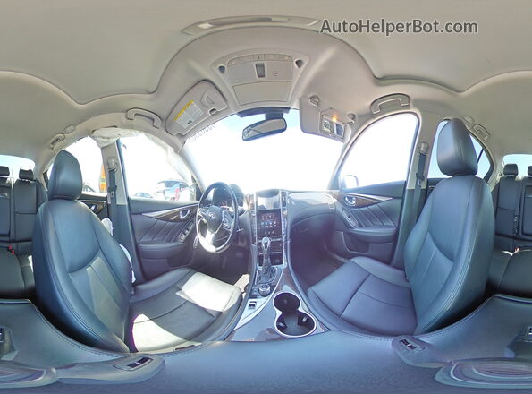 JN1EV7AP3JM352532 2018 INFINITI Q50 White Widok naklejki z numerem VIN
