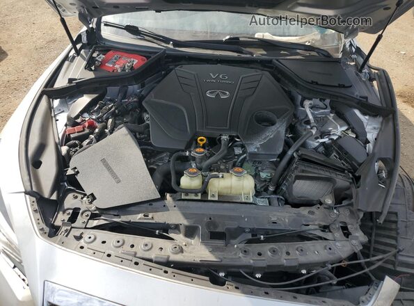 JN1EV7AP3LM205081 2020 INFINITI Q50 Silver უკანა სალონის ხედი