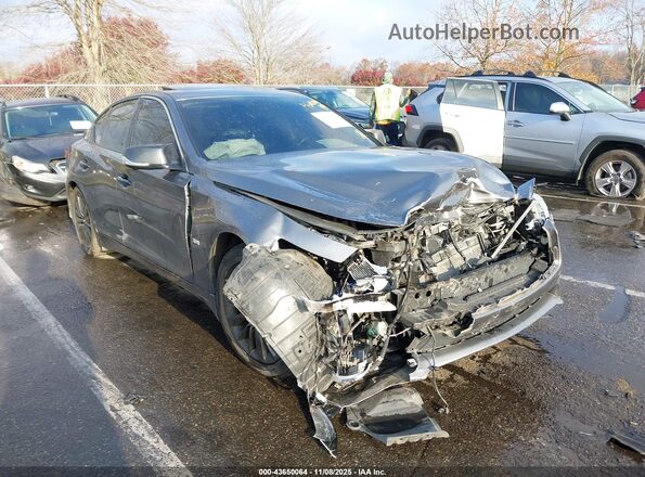 JN1EV7AP6JM362827 2018 INFINITI Q50 Серый Вид спереди