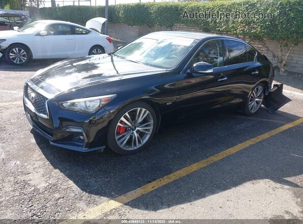 JN1EV7AP6LM202000 2020 INFINITI Q50 Черный Передняя левая четверть