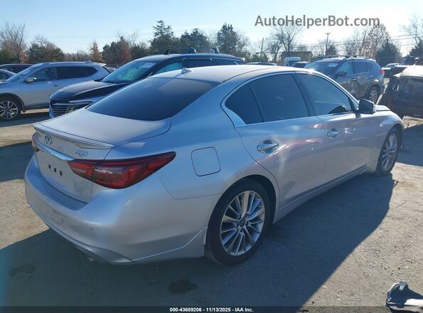JN1EV7AP7LM206427 2020 INFINITI Q50 Silver Задня права чверть
