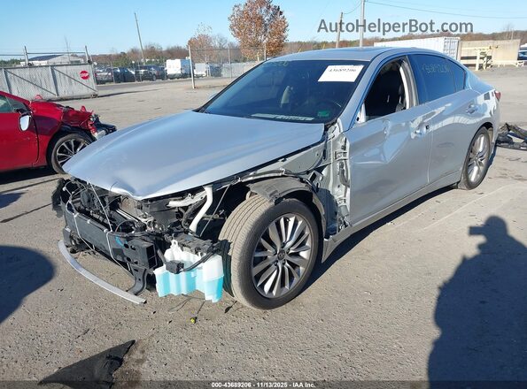 JN1EV7AP7LM206427 2020 INFINITI Q50 Silver Передня ліва чверть