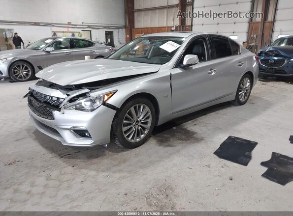 JN1EV7AP8LM207957 2020 INFINITI Q50 Gray Առջևի ձախ երեք քառորդ տեսարան