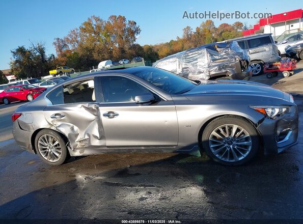 JN1EV7AR3LM252872 2020 INFINITI Q50 Gray უკანა სალონის ხედი