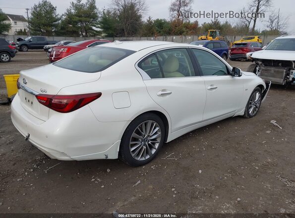 JN1EV7AR5JM432058 2018 INFINITI Q50 White Задня права чверть